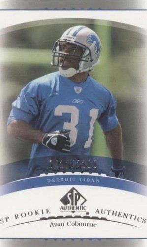 2003 SP Authentic Avon Cobourne #154