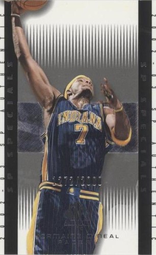 100 ) Reggie MIller Jermaine O'Neal 2002-03 SP Game Used
