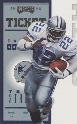 1998 Playoff Contenders Emmitt Smith #22