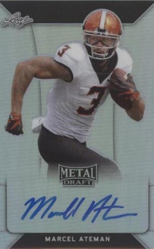 2018 Leaf Metal Draft Marcell Ateman #BA-MA2