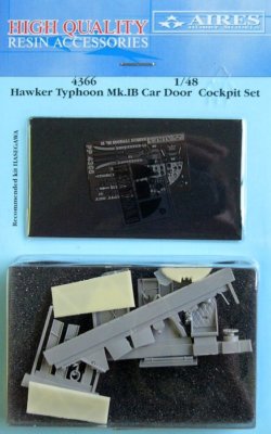 Aires 1/48 Hawker Typhoon Mk.IB Car Door Cockpit Set for Hasegawa kit 4366