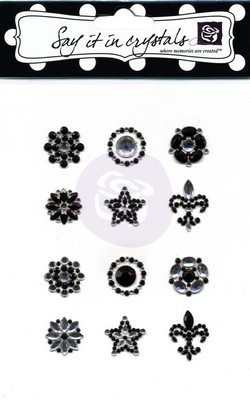 Prima Marketing - Say it in Crystals '' Acrylic Gemstone Flower Centers'' 521974