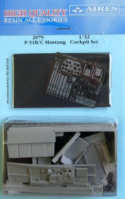 Aires 1/32 P-51B/C Mustang Cockpit Set for Trumpeter 2079/*