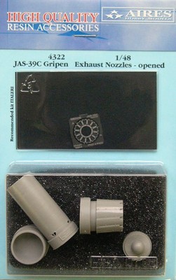 Aires 1/48 JAS-39C Gripen Exhaust Nozzles Open for Italeri kit 4322