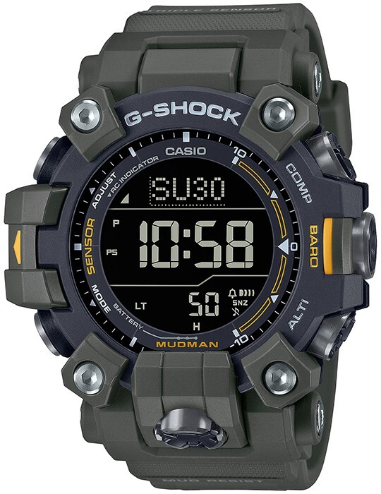 Pre-owned Casio G-shock Master Of Mudman Triple Sensor Model Gw-9500-3jf Men's Watch