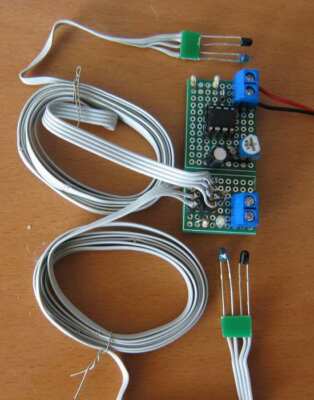 TRAIN DETECTOR with delay - for under layout