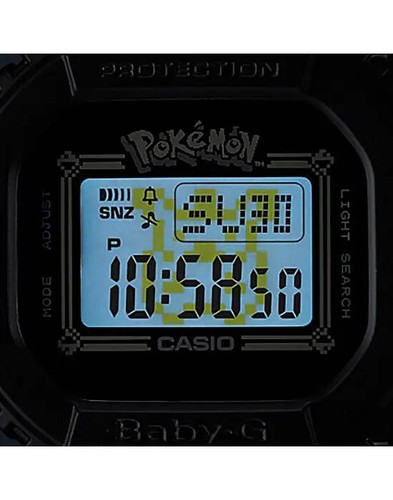 Pre-owned Casio Pikachu Baby Bgd-560pkc-1 Pokemon Baby 25th Anniversary Limited Watch