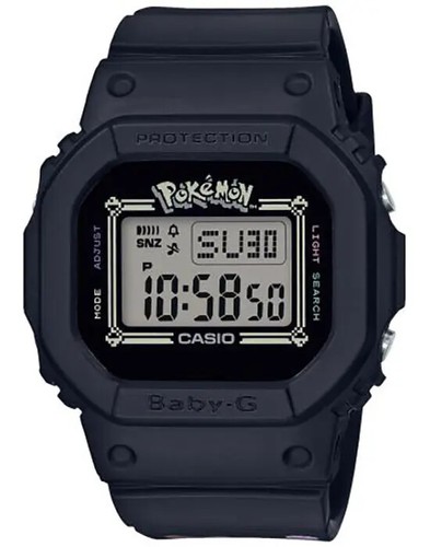Pre-owned Casio Pikachu Baby Bgd-560pkc-1 Pokemon Baby 25th Anniversary Limited Watch