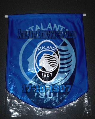 ATALANTA BERGAMASCA CALCIO - ITALY - Pennant - (2) - Flag - Fabric - New - 40 cm