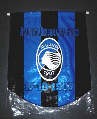 ATALANTA BERGAMASCA CALCIO - ITALY - Pennant - (1) - Flag - Fabric - New - 40 cm