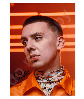 AITCH RAPPER SIGNED POSTER AUTOGRAPH PRINT A5 A4 FRAMED