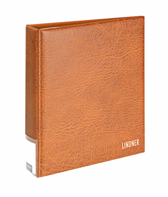 Lindner 3530-H Light Brown Multi Collect Ring Binder Album Publica M Empty