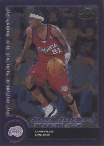 2000-01 Topps Chrome - Darius Miles #153