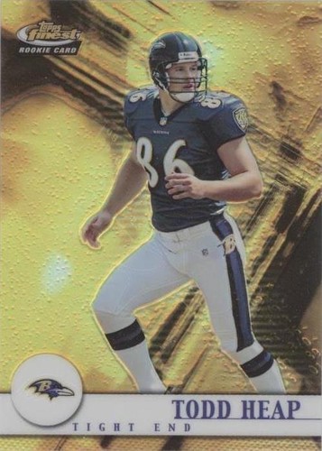 2001 Topps Finest Todd Heap #116