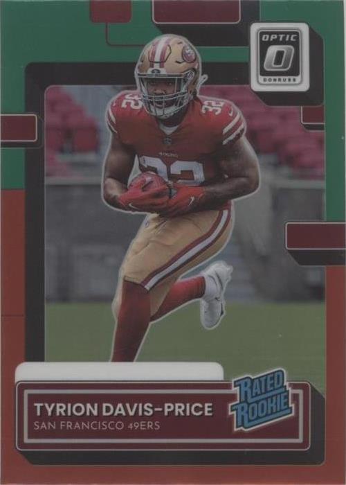 2022 Panini Donruss - Rated Rookie Optic Preview Red & Green #P-326 ...