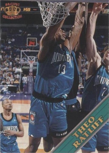 1995 Pacific Prism Draft Picks - Theo Ratliff #12