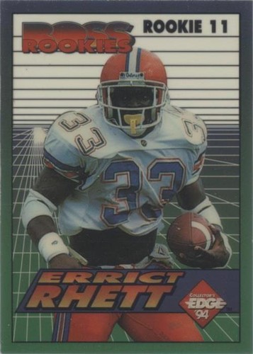 1994 Collector's Edge Errict Rhett #ROOKIE 11
