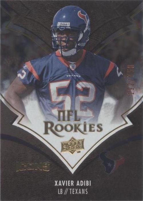 2008 Upper Deck Icons Xavier Adibi #199