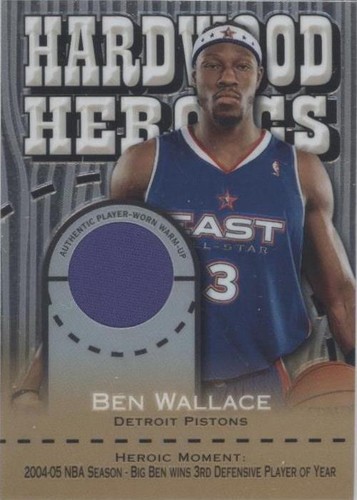 2005-06 Topps Chrome - Ben Wallace #HH-BW
