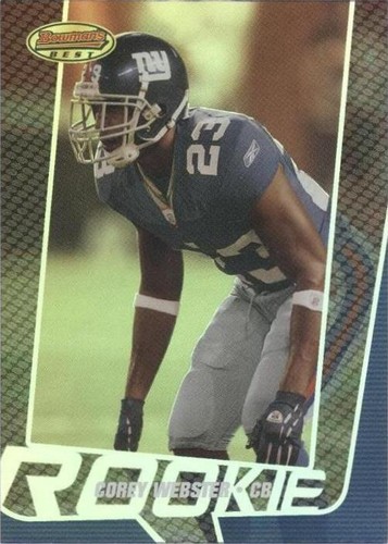2005 Bowman's Best Corey Webster #87