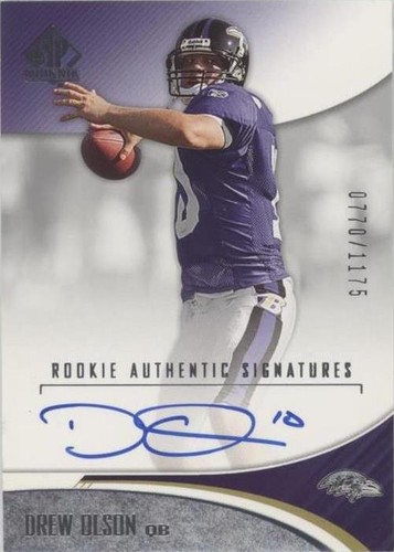2006 SP Authentic Drew Olson #197