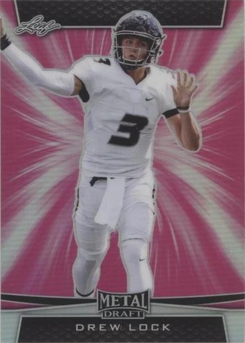 2019 Leaf Metal Draft Preview Drew Lock #BP-DL1