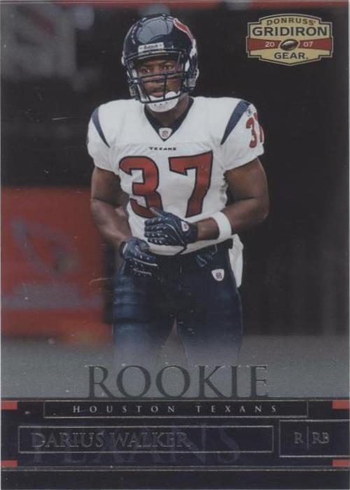 2007 Donruss Gridiron Gear Darius Walker #123