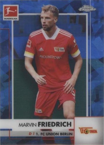2020-21 Topps Chrome Bundesliga Sapphire Edition Marvin Friedrich #17