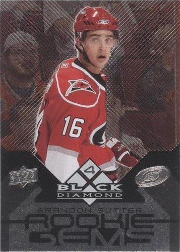 2008-09 Upper Deck Black Diamond - Brandon Sutter #192