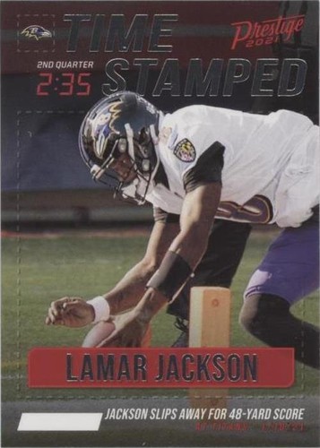 2021 Panini Prestige Lamar Jackson #TS-LJ