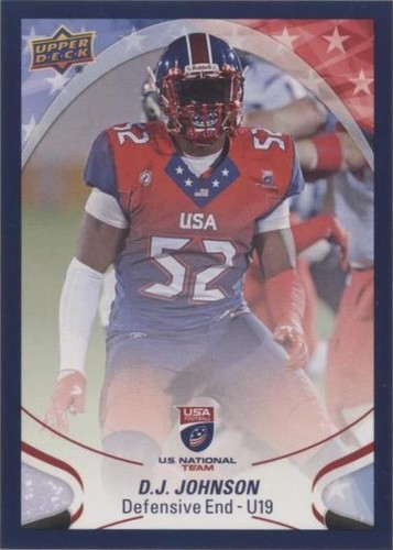 2017 Upper Deck USA Football D.J. Johnson #43