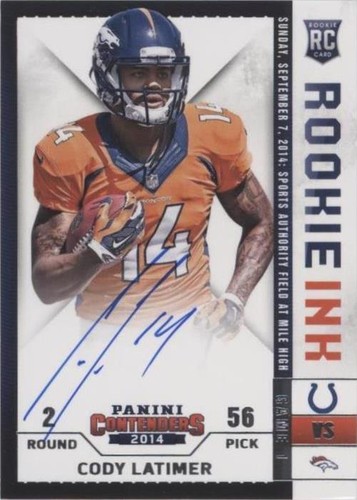 2014 Panini Contenders Cody Latimer #RRI-CL