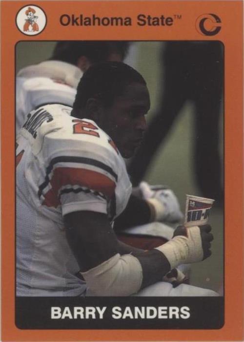 Colección Colegiata 1991 Oklahoma State University Cowboys Barry Sanders #83