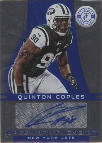 2012 Totally Certified Quinton Coples #161