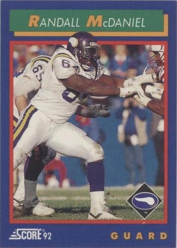 1992 Score Randall McDaniel #110