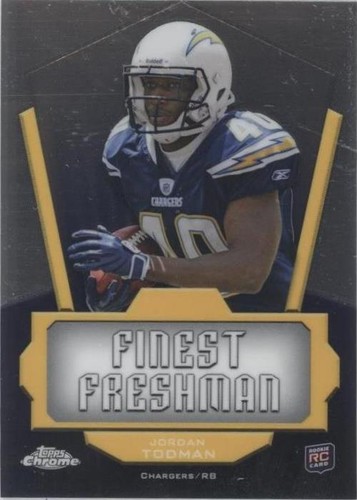 2011 Topps Chrome Jordan Todman #FF-JT