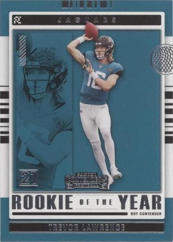 2021 Panini Contenders Trevor Lawrence #ROY-TLR