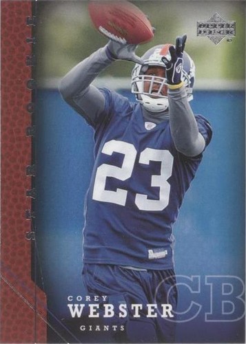 2005 Upper Deck Corey Webster #257