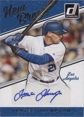 2017 Panini Donruss - Trayce Thompson #NB-TT