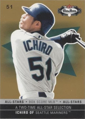 2003 Fleer Box Score - Ichiro Suzuki #167