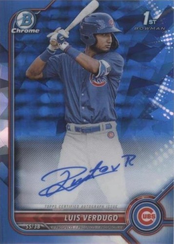 2022 Bowman Sapphire Edition - LUIS VERDUGO #BSPA-LV