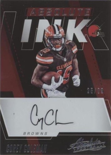 2017 Panini Absolute Corey Coleman #AI-CCM