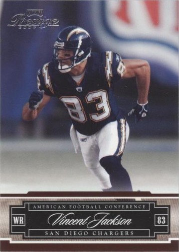 2007 Playoff Prestige Vincent Jackson #121