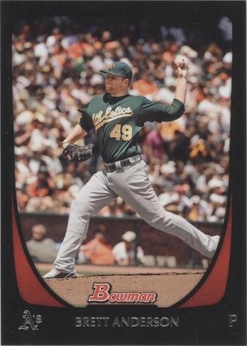 2011 Bowman - Brett Anderson #51