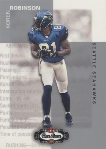 2002 Fleer Box Score Koren Robinson #59