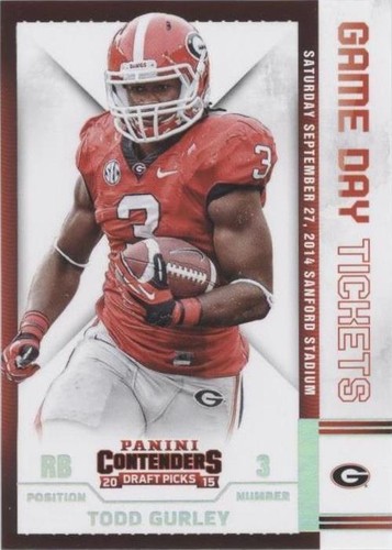 2015 Panini Contenders Draft Picks Todd Gurley II #46