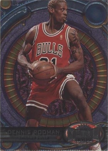 12-13 Fleer Retro Dennis Rodman 97-98 Metal Universe Precious Gems
