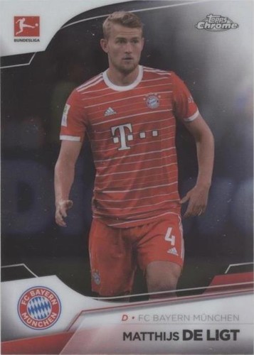2022-23 Topps Chrome Bundesliga Matthijs de Ligt #81