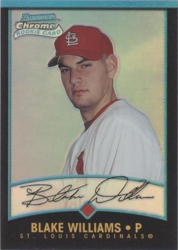 2001 Bowman Chrome - Blake Williams #179