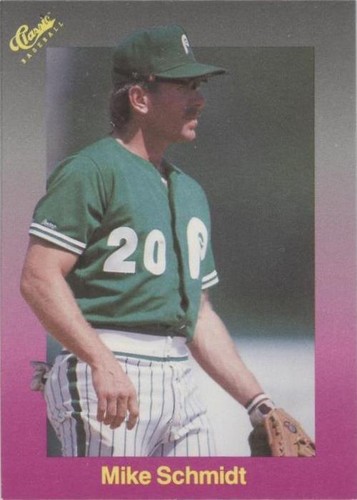 1989 Classic Update Purple Travel Edition - Mike Schmidt #153